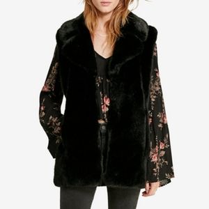 NWOT Faux fur Vest Denim & Supply RL szM